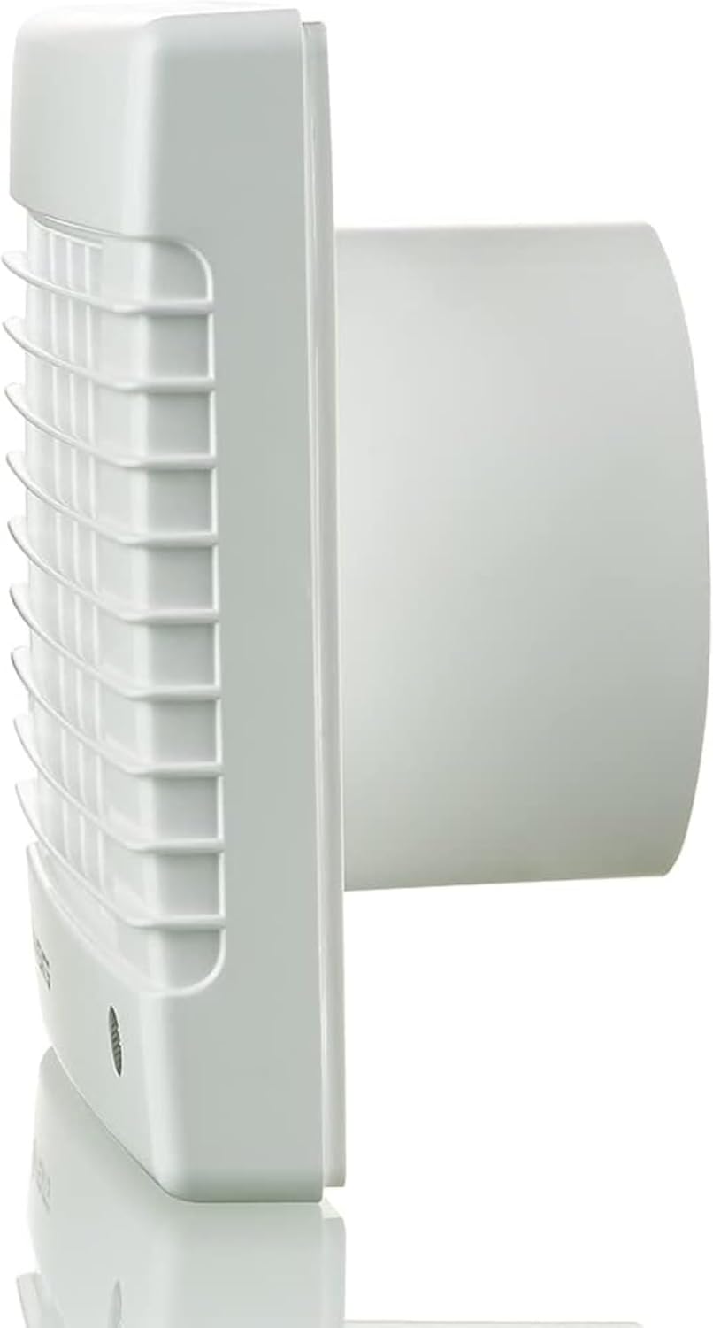 VENTS-US 150 MA Axial Fan - Easy to Install 6" Through The Wall Exhaust Fan, 176 CFM, with Automatic Shutters - Removes Unpleasant Odors, Fumes, and Airborne Pollutants