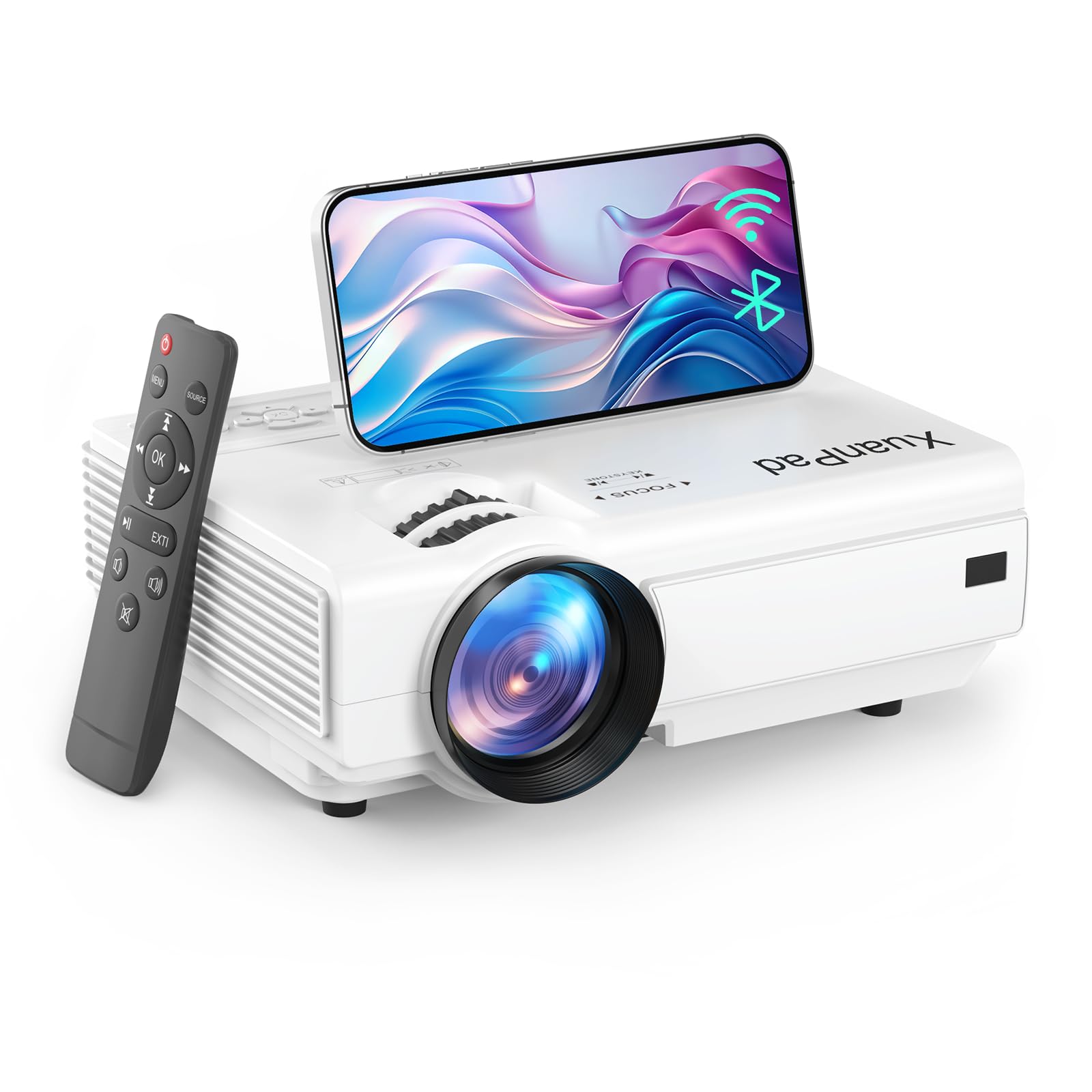 video projector mini portable wi-fi bluetooth 1080p hd home theater