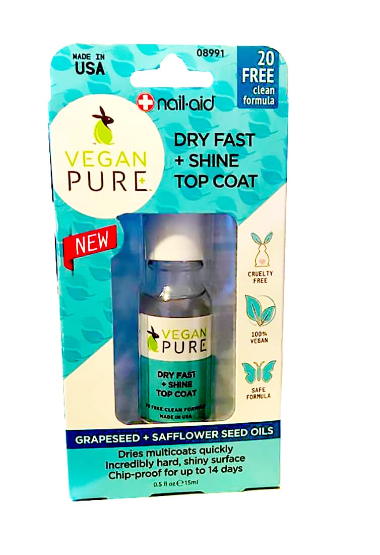 VEGAN PUREDRY FAST + SHINE TOP COAT