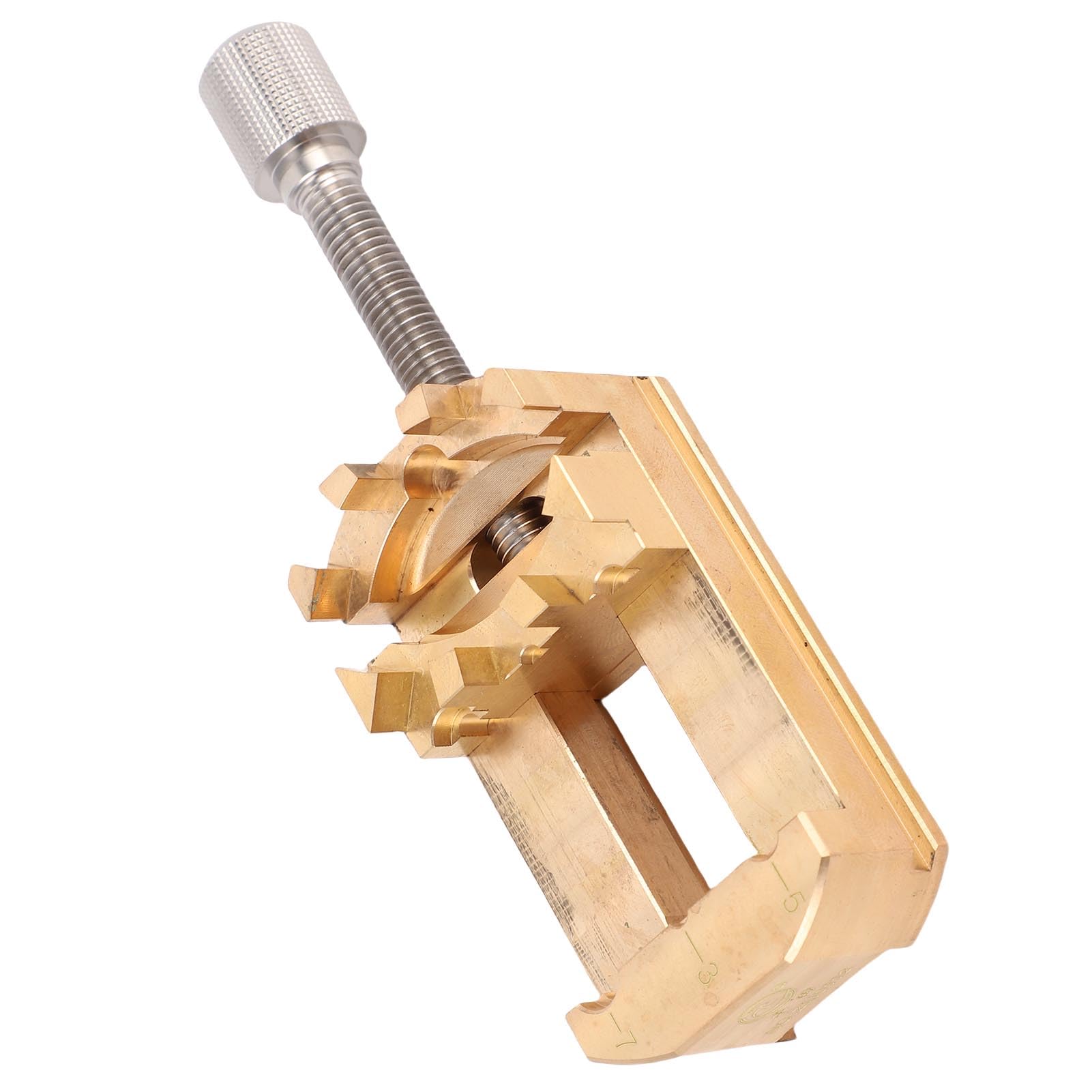 Mini abrazadera de tornillo de banco de acero inoxidable 304 de alta resistencia, prensa de taladro fractal de cobre para herramienta de reparación de relojes (soporte de