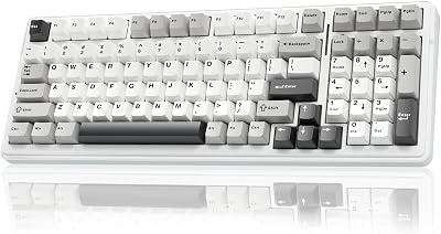 AULA F99 Wireless Mechanical Keyboard,Tri-Mode BT5.0/2.4GHz/ - best clicky keyboards