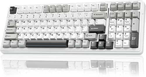 AULA F99 Wireless Mechanical Keyboard,Tri-Mode BT5.0/2.4GHz/USB-C Hot Swappable Custom Keyboard,Pre-lubed