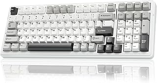 AULA F99 Wireless Mechanical Keyboard,Tri-Mode BT5.0/2.4GHz/USB-C Hot Swappable Custom Keyboard,Pre-lubed Linear Switches,RGB Backlit Computer Gaming Keyboards for PC/Tablet/PS/Xbox