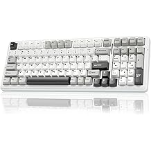 AULA F99 Wireless Mechanical Keyboard,Tri-Mode BT5.0/2.4GHz/USB-C Hot Swappable Custom Keyboard,Pre-lubed Linear Switches,RGB Backlit Computer Gaming Keyboards for PC/Tablet/PS/Xbox