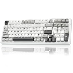 AULA F99 Wireless Mechanical Keyboard Tri-Mode BT5 0 2 4GHz USB-C Hot Swappable Custom Keyboard Pre-lubed Linear Switches