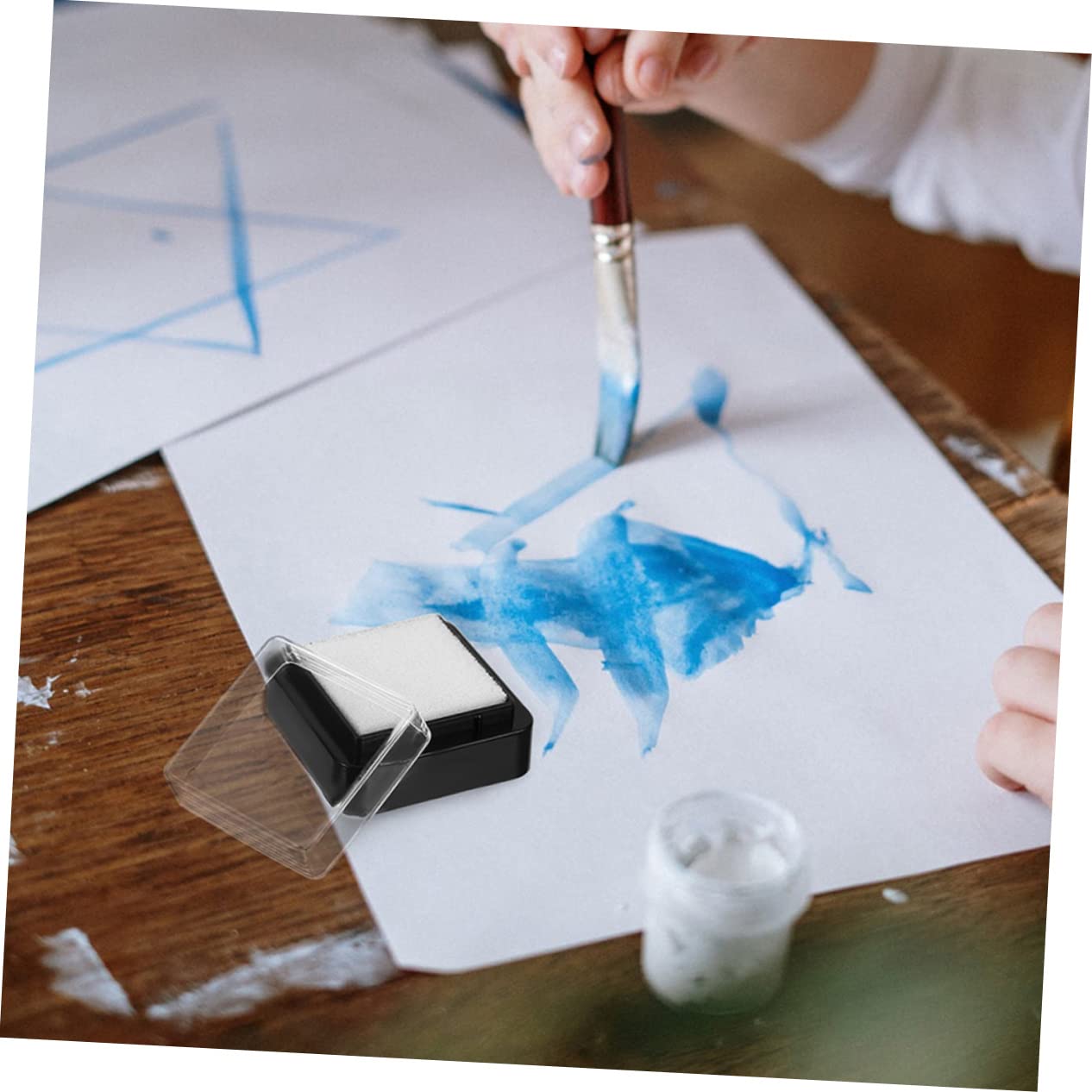 80pezzi Tamponi per Timbri Te Cuscinetti Inchiostrati per Scrapbooking e Creativi Colorazione Facile e Duratura