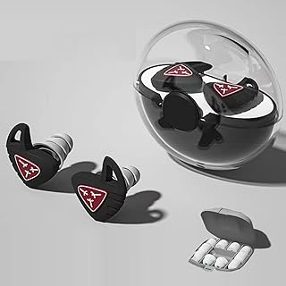 Ear Plugs for Sleeping Noise Cancelling, Reusable, Washable Hearing Protection for Work, Physical Noise Reduction, Waterproof/Sweatproof/Soft/Stretchy - GGFSSQ