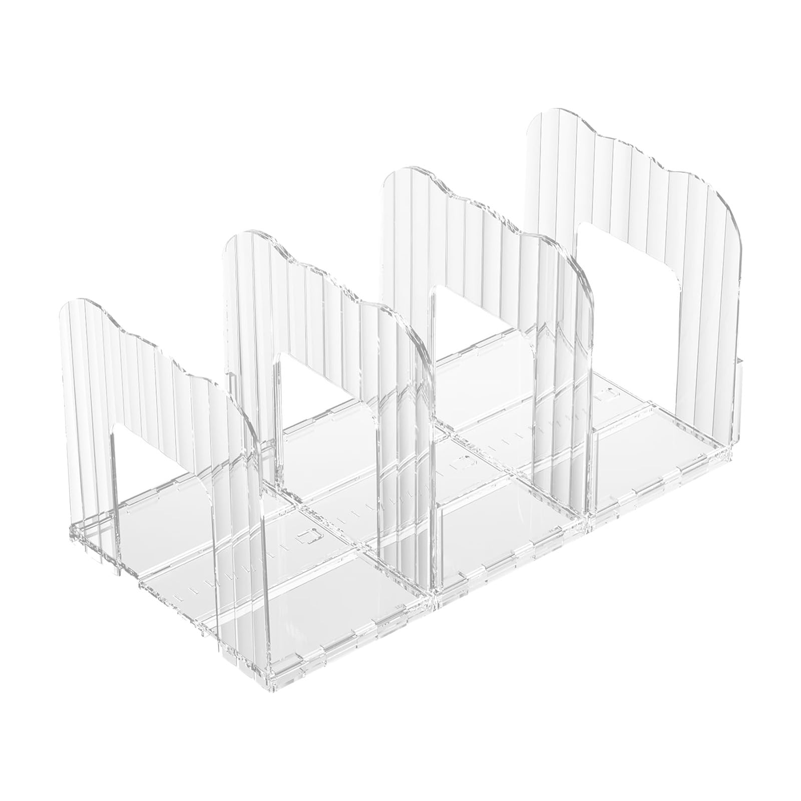 Qusinfc Multifunctional Handbag Organizers Shelf with Adjustable Compartments for Books and Accessories Storage Rack Space Saving Book Holder