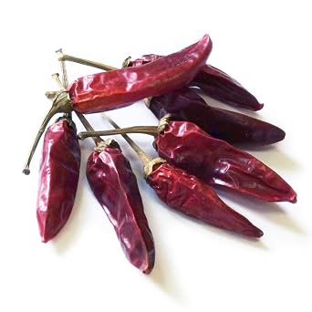 Alma Gourmet Whole Dried Calabrian Red Hot Chili Peppers Peperoncino Secco Calabrese, Authentic Italian Spicy Peppers, Imported from Italy 100 Gram | 3.5 Ounce