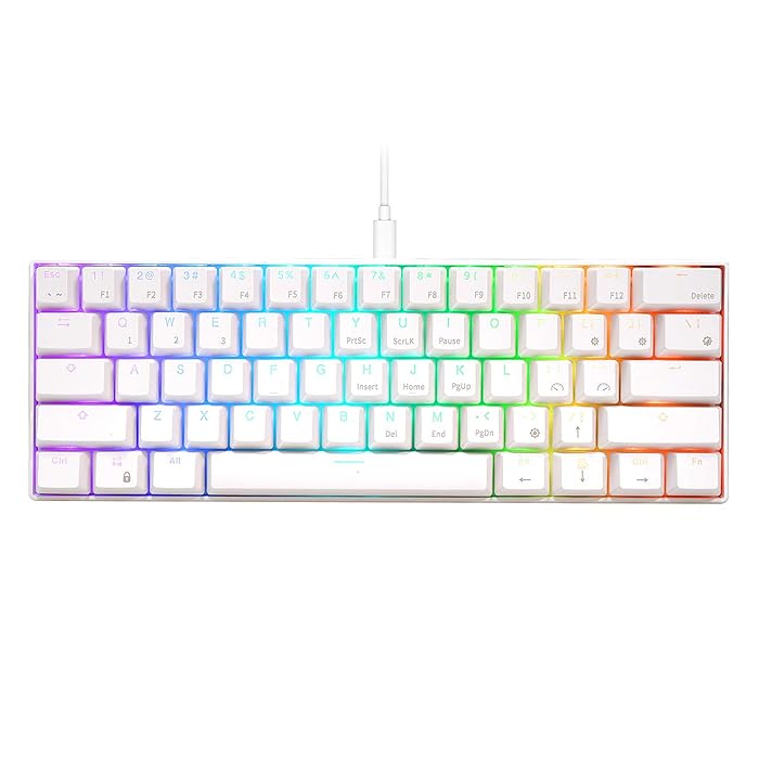 Buy RK ROYAL KLUDGE RK61 Wired 60 Mechanical Gaming Keyboard RGB