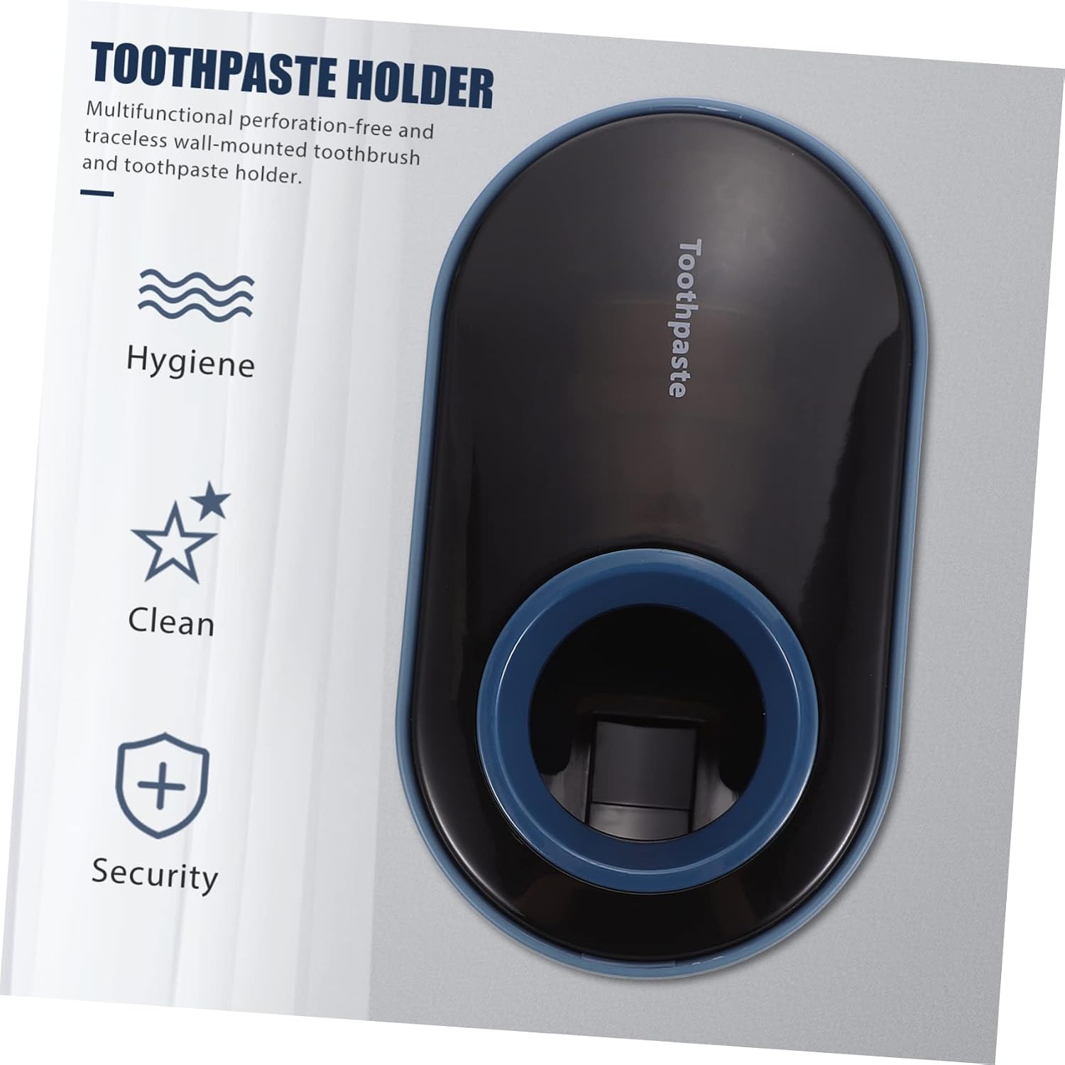 Automatic Toothpaste Squeezer Holder Wall Mounted for Bathroom