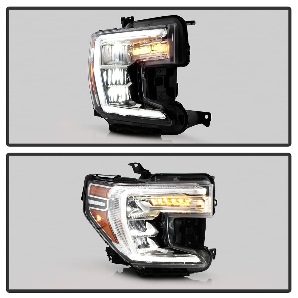 Driver Side Full LED Headlight Assembly For 2019-2021 GMC Sierra