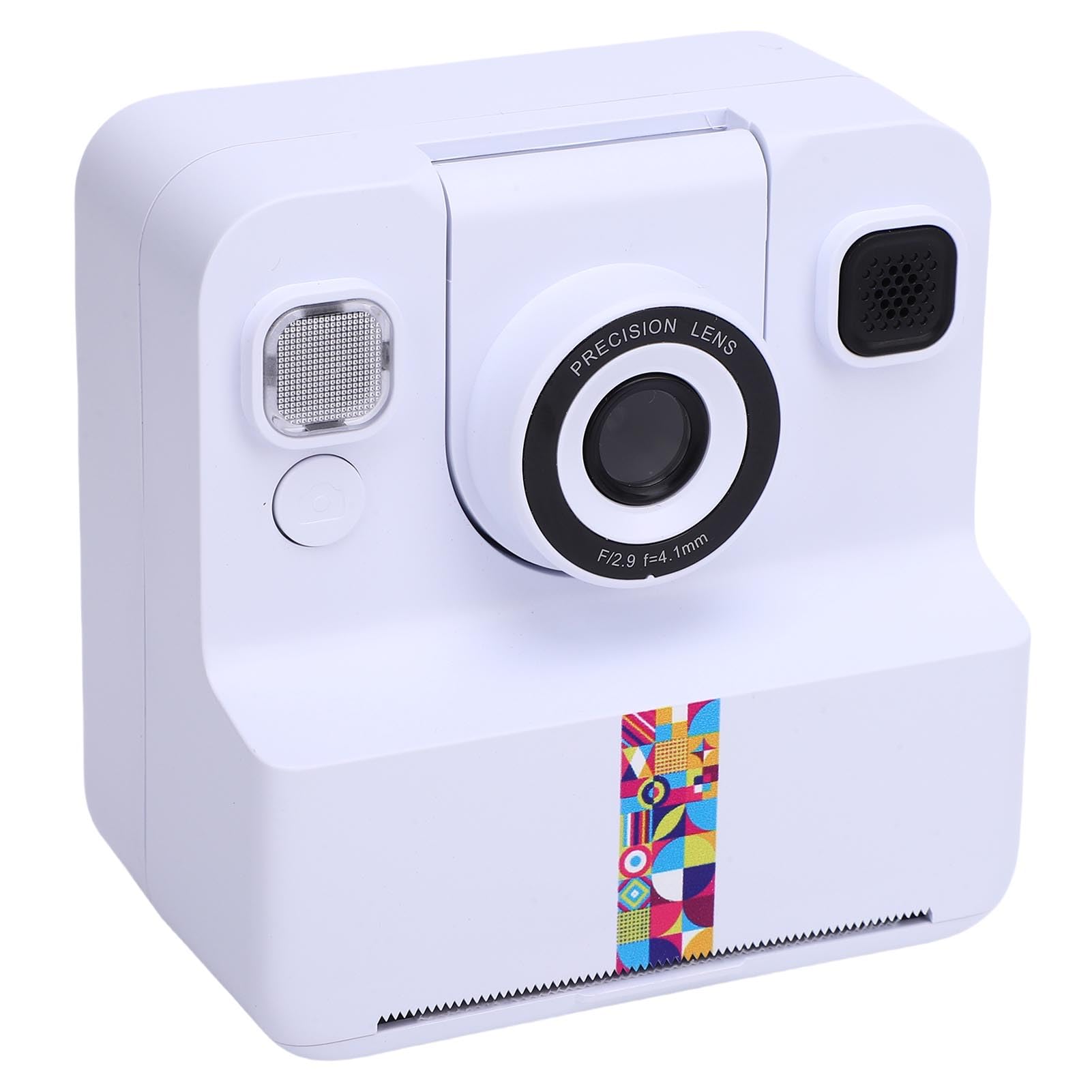 EBTOOLS Instant Print Camera, 2.4in Hd Screen, 24Mp, 1080P Video Recording, Selfie, The 180° Flip Camera, Built Fun Frames and Filters, 1200mah Battery, 1G, for Students, Creators (White)-image-3