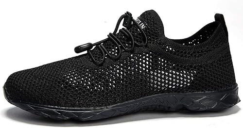Vista 4 de Men's Quick Drying Aqua Water Shoes,3-Second Drainage & All-Terrain for Swimming,Hiking,Yoga