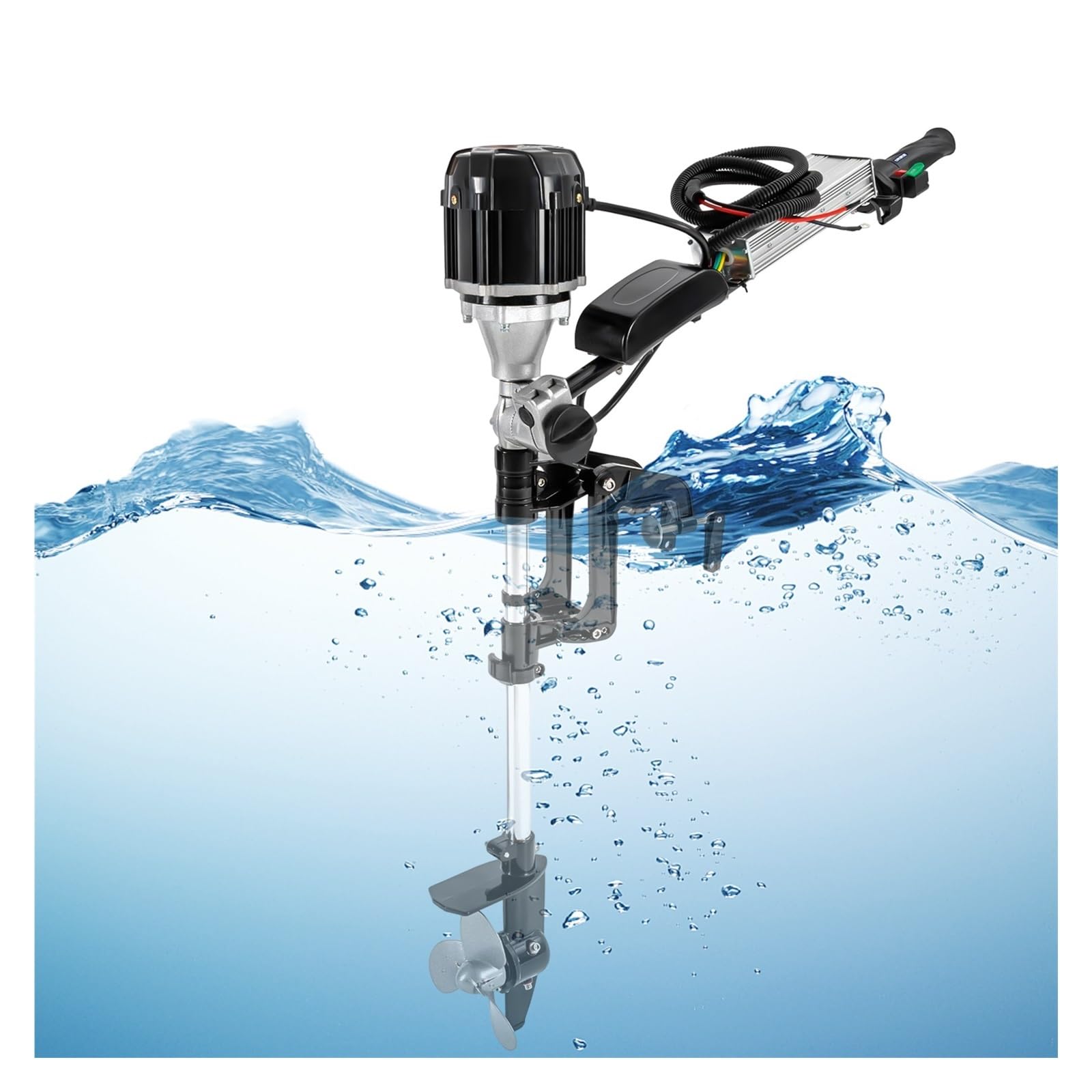 Motore Fuoribordo Elettrico For Barca A 5HP 1000W Avviamento Carrello Marino Elica Senza Spazzole Potente Spinta