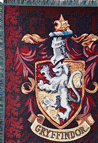 Northwest Woven Tapestry Throw Blanket, 48 X 60 Inches, Gryffindor Shield #TOP5