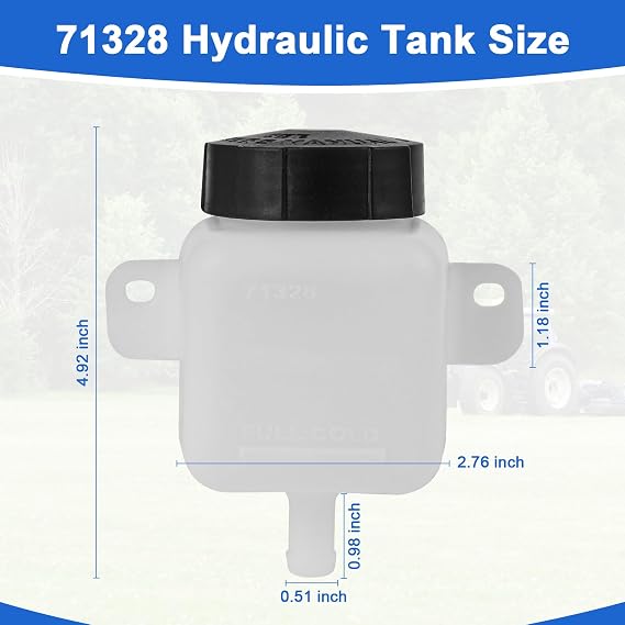 Lawnmower Hydraulic Fluid Expansion Tank Replacement for Bad Boy, Zt Elite and Maverick 067-8090-00