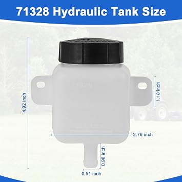 Lawnmower Hydraulic Fluid Expansion Tank Replacement for Bad Boy, Zt Elite and Maverick 067-8090-00