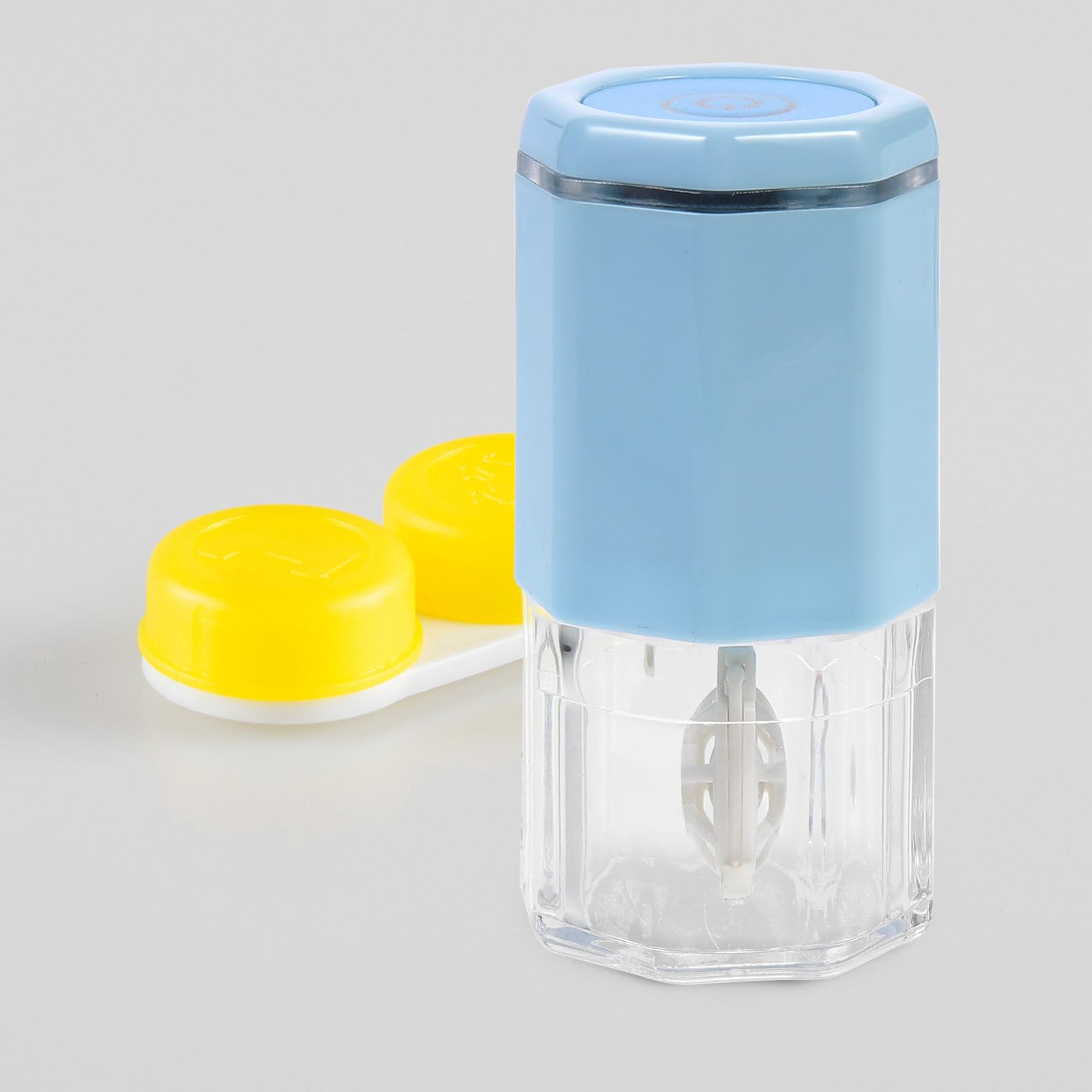 Máquina de Limpieza para Lentes Portátil Material Abs Reacción Electroquímica Biológica 1 Set Azul Adecuado para Uso en Oficina y Viajes