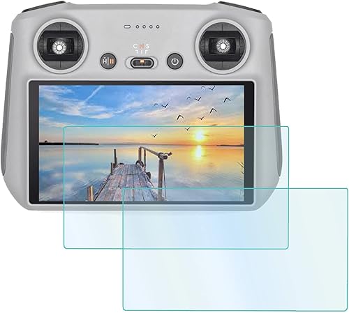 Protector de pantalla Air 3Mini 3Mini 3 Pro para DJI RCRC 2, control remoto, cámara, dron, cuadricóptero, paquete de 2 gafas templadas HD