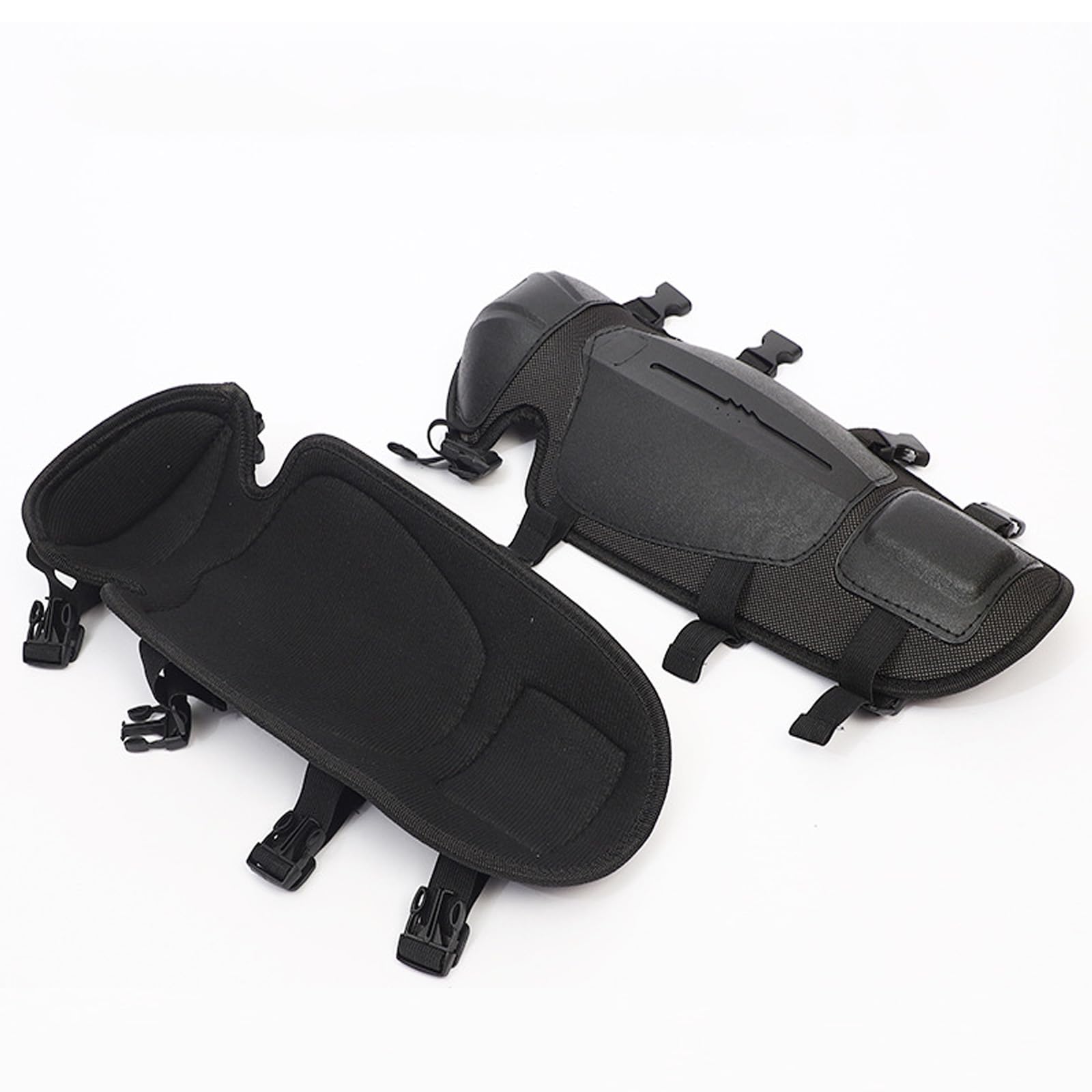 Polainas ajustables para cortar el césped, espinilleras para jardinería, rodilleras, motosierra, espinilleras, protectores de piernas para comer malas hierbas (cortas)