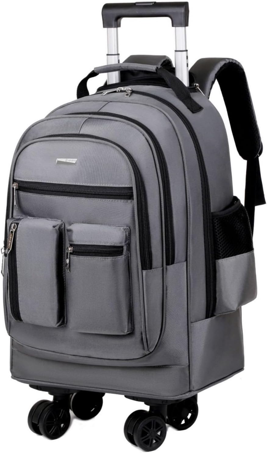 FANDARE Rolling Backpack for Men Men's Wheeled Business Backpack with Silent Wheels Convertible Laptop Carry-On Luggage Mobile Office Case Trolley Handle Daypacks for Business Travel Commute Blue