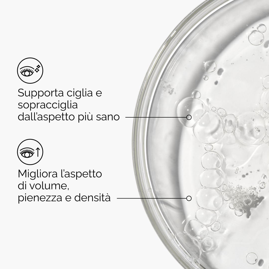 The Ordinary Multi-Peptide Lash and Brow Serum, Siero occhi, Formula a base di peptidi per ciglia e sopracciglia più folte e voluminose, 5ml