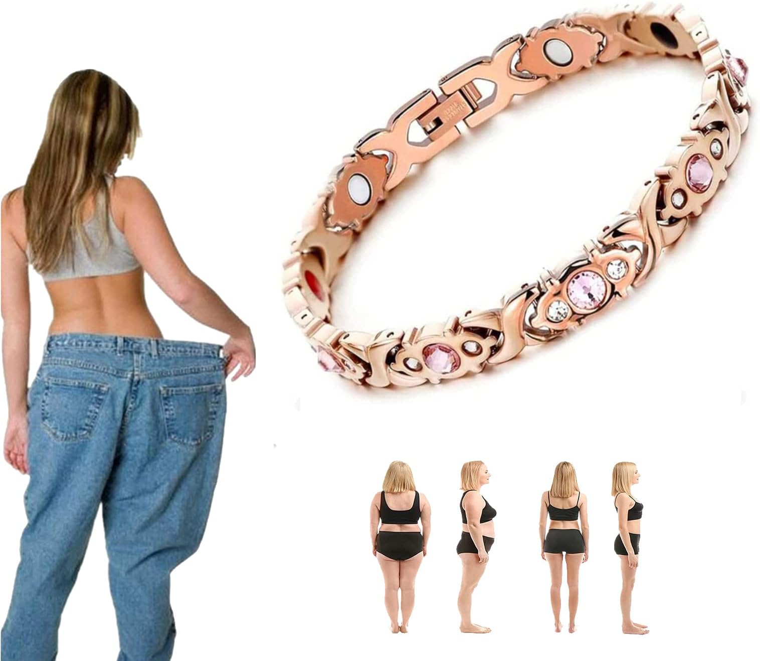 AudealGermanium Lymph Detox Bracelet, Anti Swelling Therapy Bracelets, Magnetic Lymph Detox Bracelet Weight Loss, Happyxmeta Bracelet, Lymph Drainage Magnetic Bracelet for Women and Men