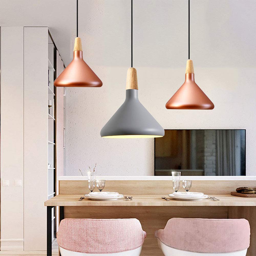 HJXDtech Suspension Luminaire Industriel Vintage En Verre & Finition O – Planète Déco