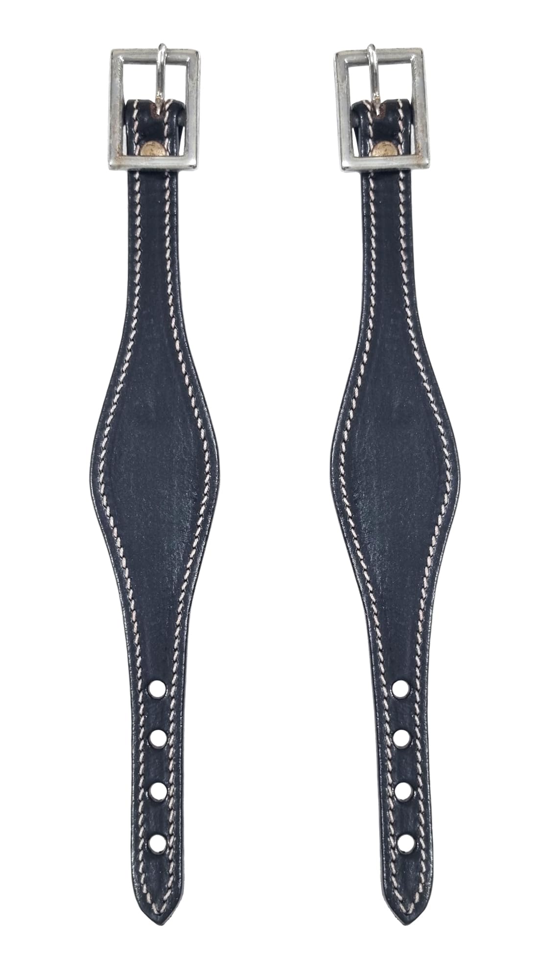 Lotto di 5 set cavallo western sella parafango di ricambio sagomato Hobble Strap bordo nero cucito ST-HB-005