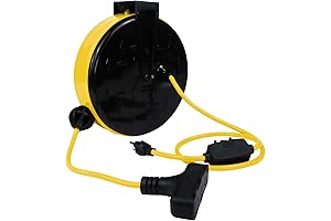 30 Ft Retractable Extension Cord Reel For Ceiling And Wall Mount