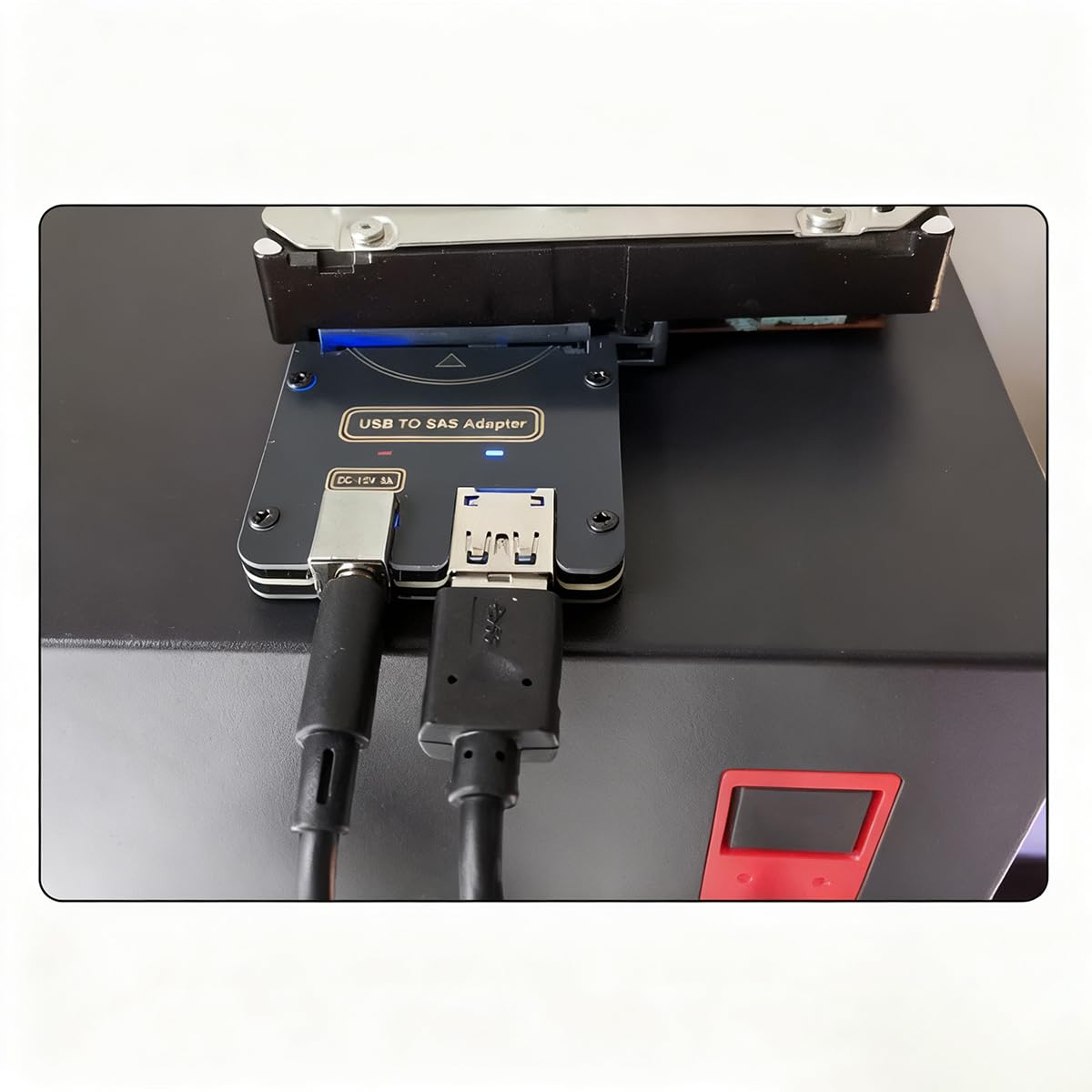 Adaptador de disco duro SFF-8482 SAS de 29 pines a USB 3.0 para Windows 7/10/11 y Linux