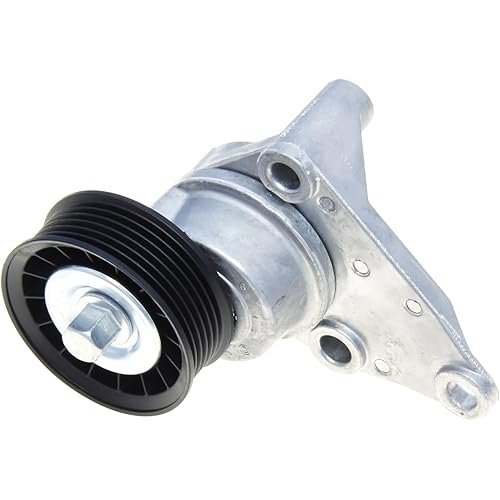ACDelco Gold 38158 Drive Belt Tensioner Assembly with Pulley, Aluminum w/ Black Pulley