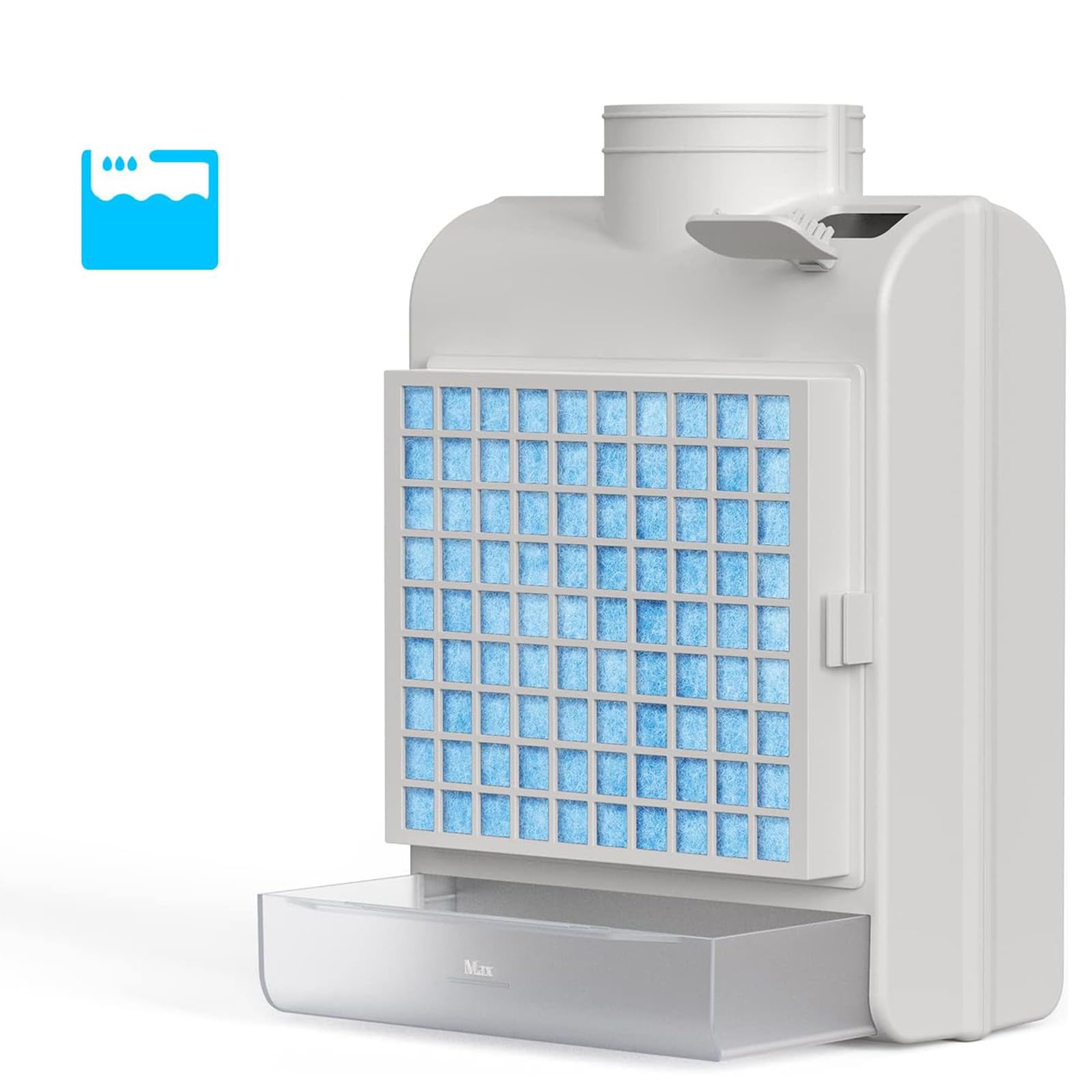 Filtro de escape para secadora de interior, 3 en 1, pelusas con pantalla de acero inoxidable, capa de poliéster, lavable, ventilación para secadora interior