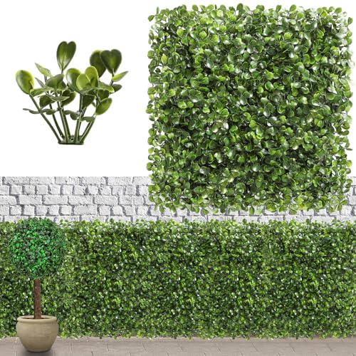 Luyue 12PCS 10”×10” Boxwood Panels, Artificial...