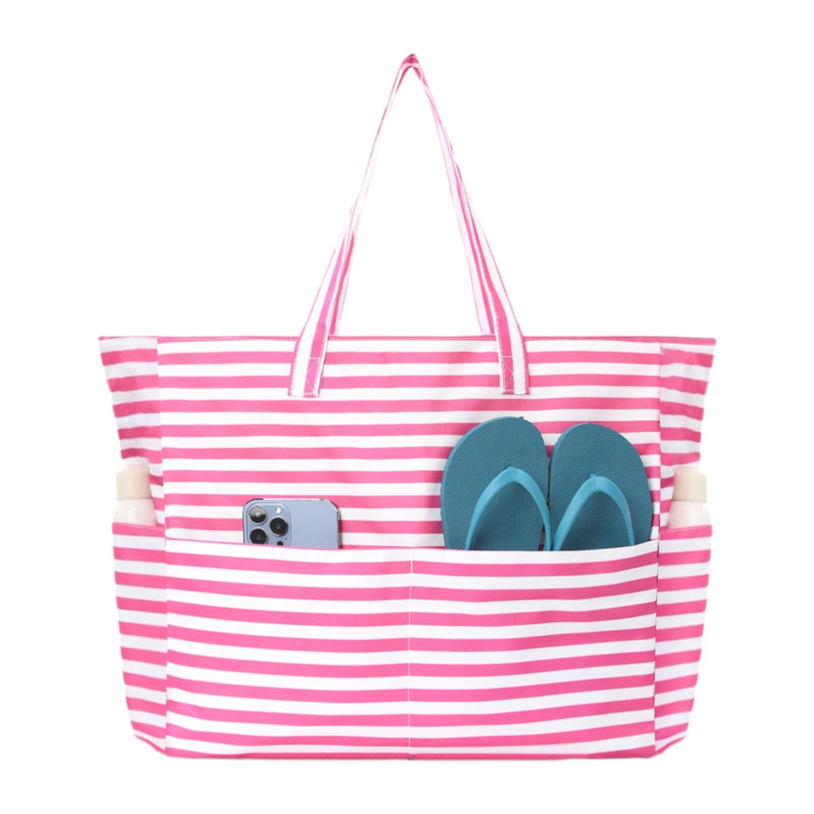 Gym Carry Bag and Pocket Beach Tote Bag for Picnic Vacation Swimming Pool B|Clothing Shoes & Accessories| Womens Handbags & Bags-picture-22