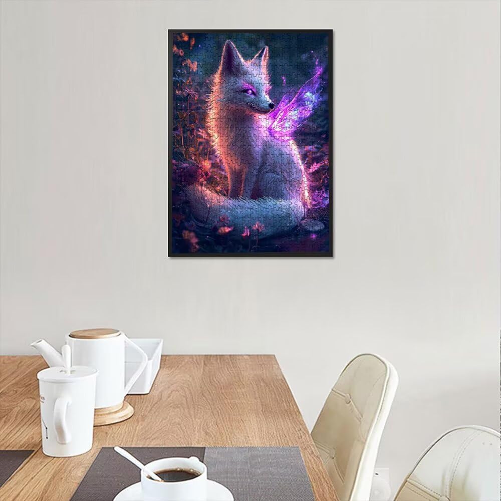 Der WeißE Fuchs Puzzle 6000 Teile, Klassische Puzzles, Geschicklichkeitsspiel Puzzle für Erwachsene, Puzzlespiele für Die Ganze Familie, Mit Schöner Verpackung, Dekoration Puzzles DX0YL3-687