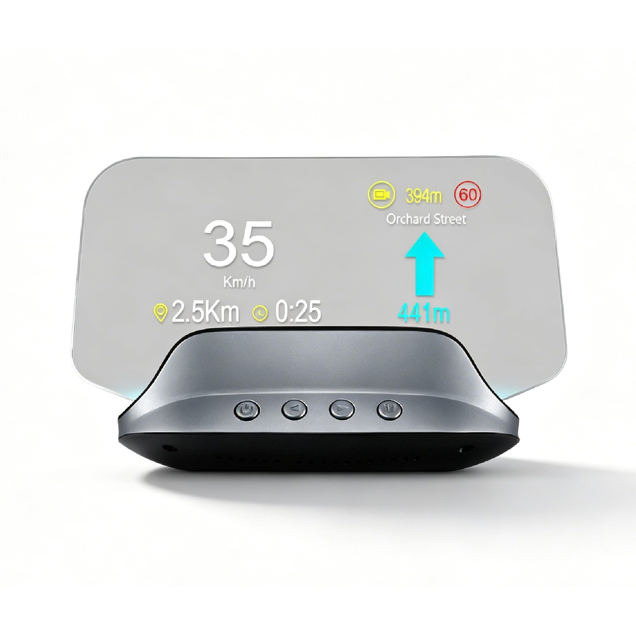 JUZELY Heads Up Display Car for Bentley Continental GTC Mulliner Bacalar Batur Convertible, Digital Speedometer with Real-time Navigation Sync, Fault Code Diagnosis and Driving Alerts