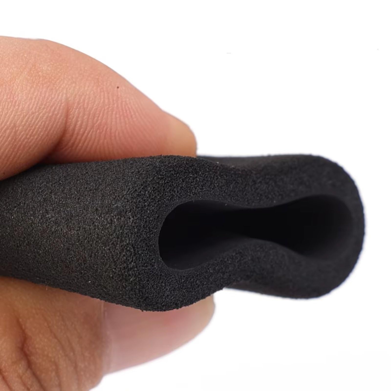 Moto Fundas manillar Para Yamaha Cubiertas Manillar Moto Funda Mango Esponja Antideslizante | Fundas Manillar Moto Funda Antideslizante Mango Esponja Absorbente Vibraciones Funda Espuma Suave(2pcs Black)