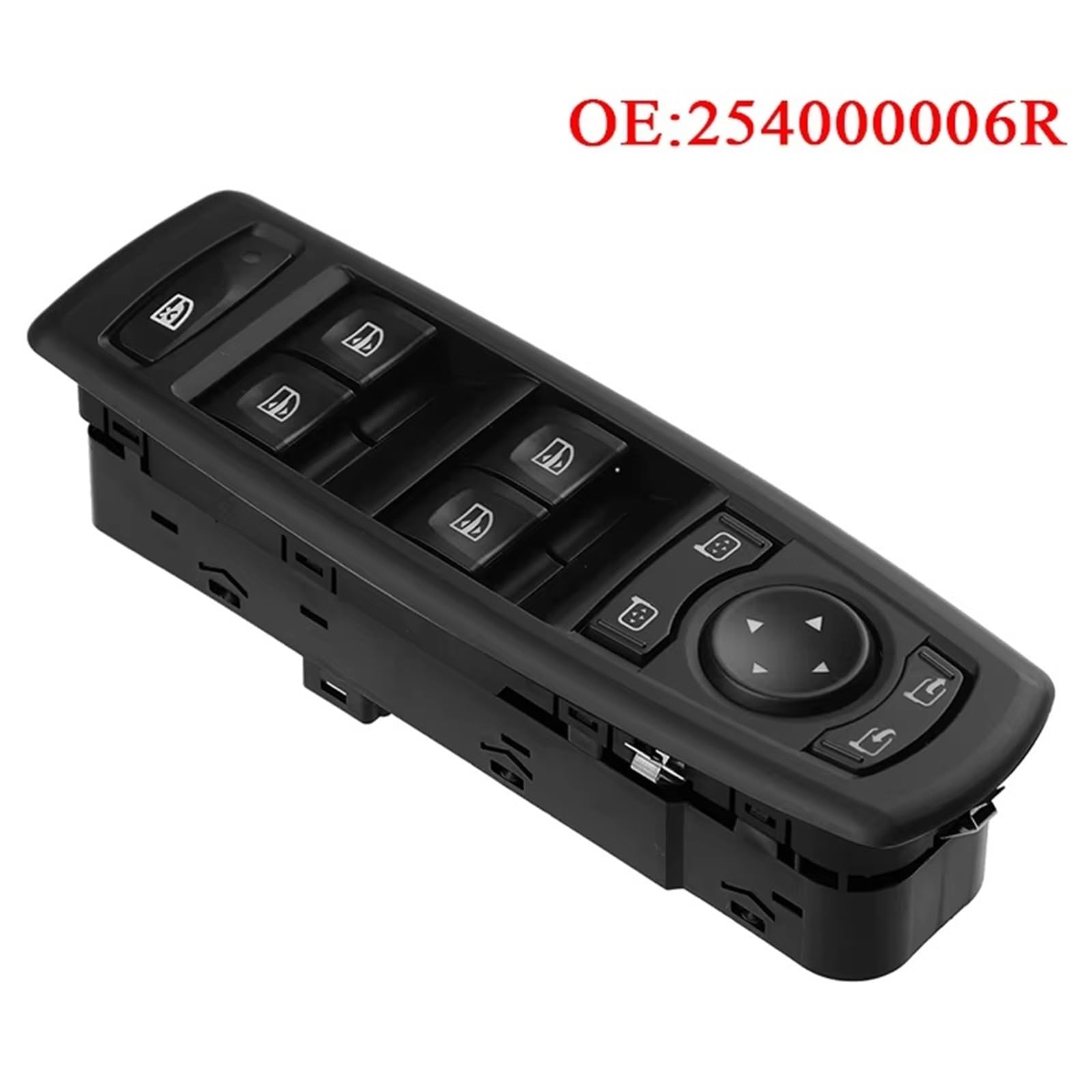 Fensterheberschalter für Megane und Laguna (2008–2016), Autozubehör, Teilenummer 254000006R, elektrischer Fensterheberschalter, Knopf 25400-0006R