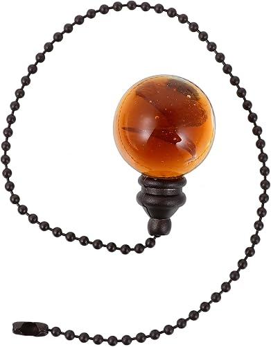 Extensión de cadena para ventilador de techo, cadena retro con cuentas para lámpara de techo, reemplazo de ventilador decorativo cadena colgante