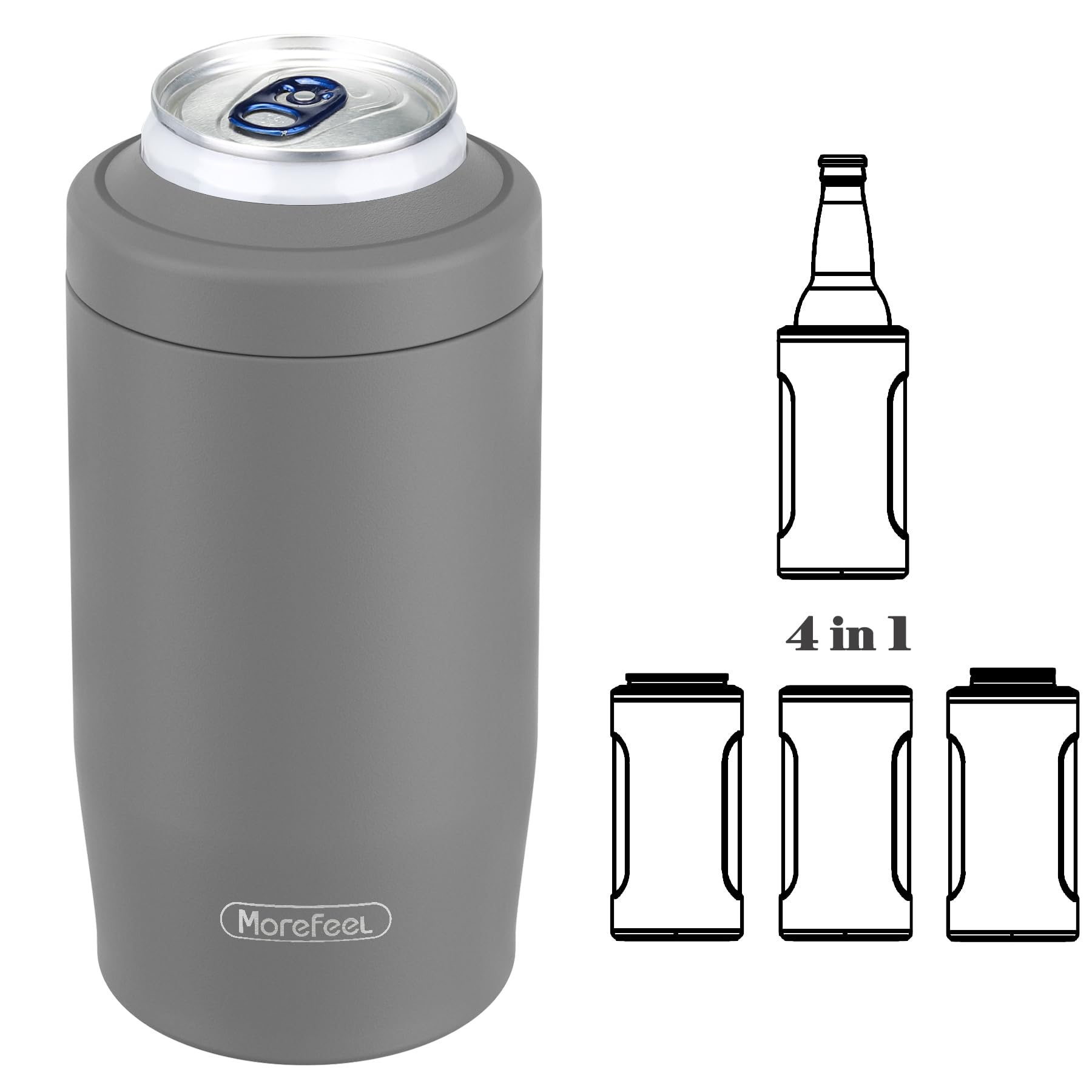 Enfriador de latas de acero inoxidable con aislamiento térmico duradero
