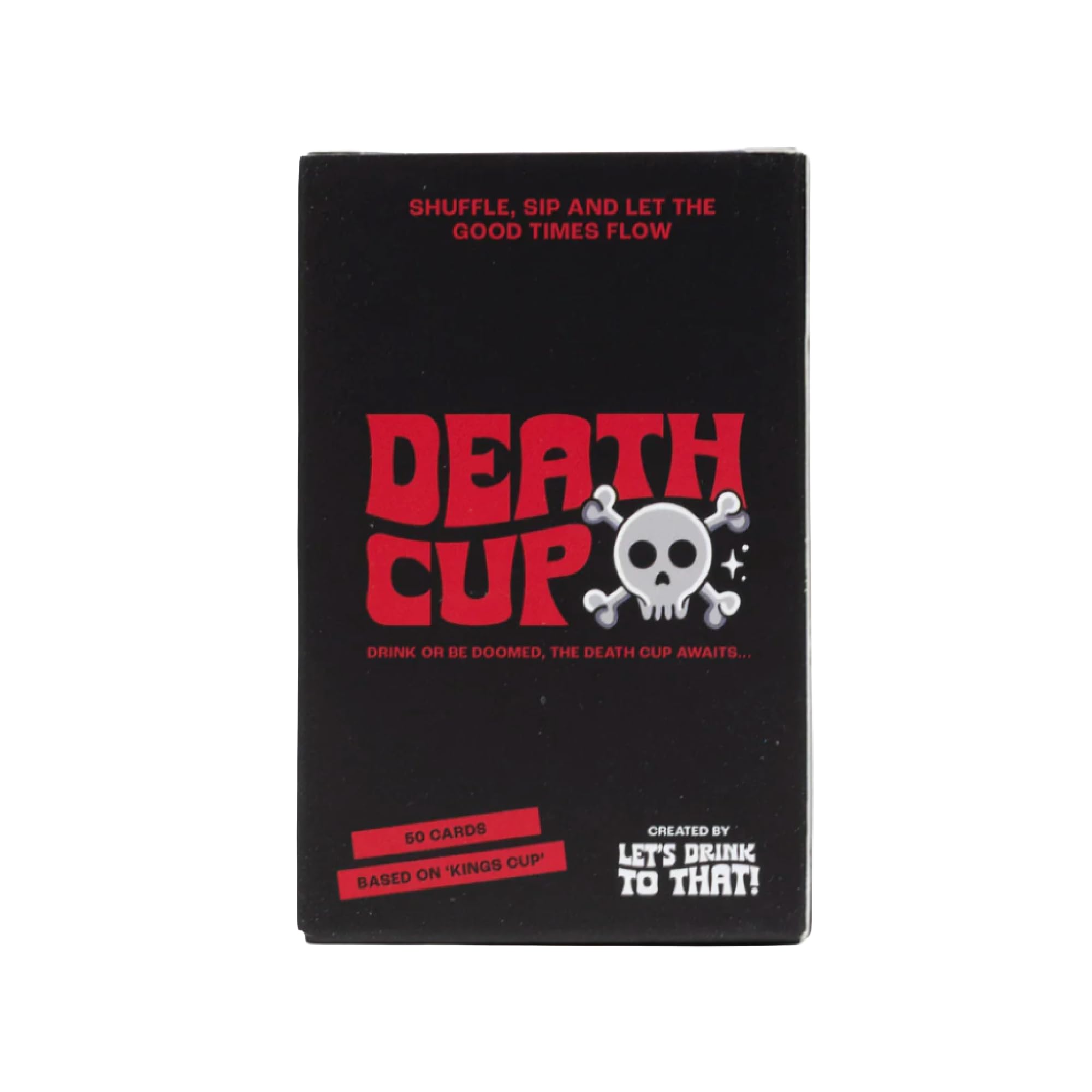 Death Cup – Jeu De Cartes Ring Of Fire / Kings Cup Pour Adultes, 50 Cartes, Défis Et Mini-jeux, Soirée Entre Amis, 18+, Drôle Et Festif