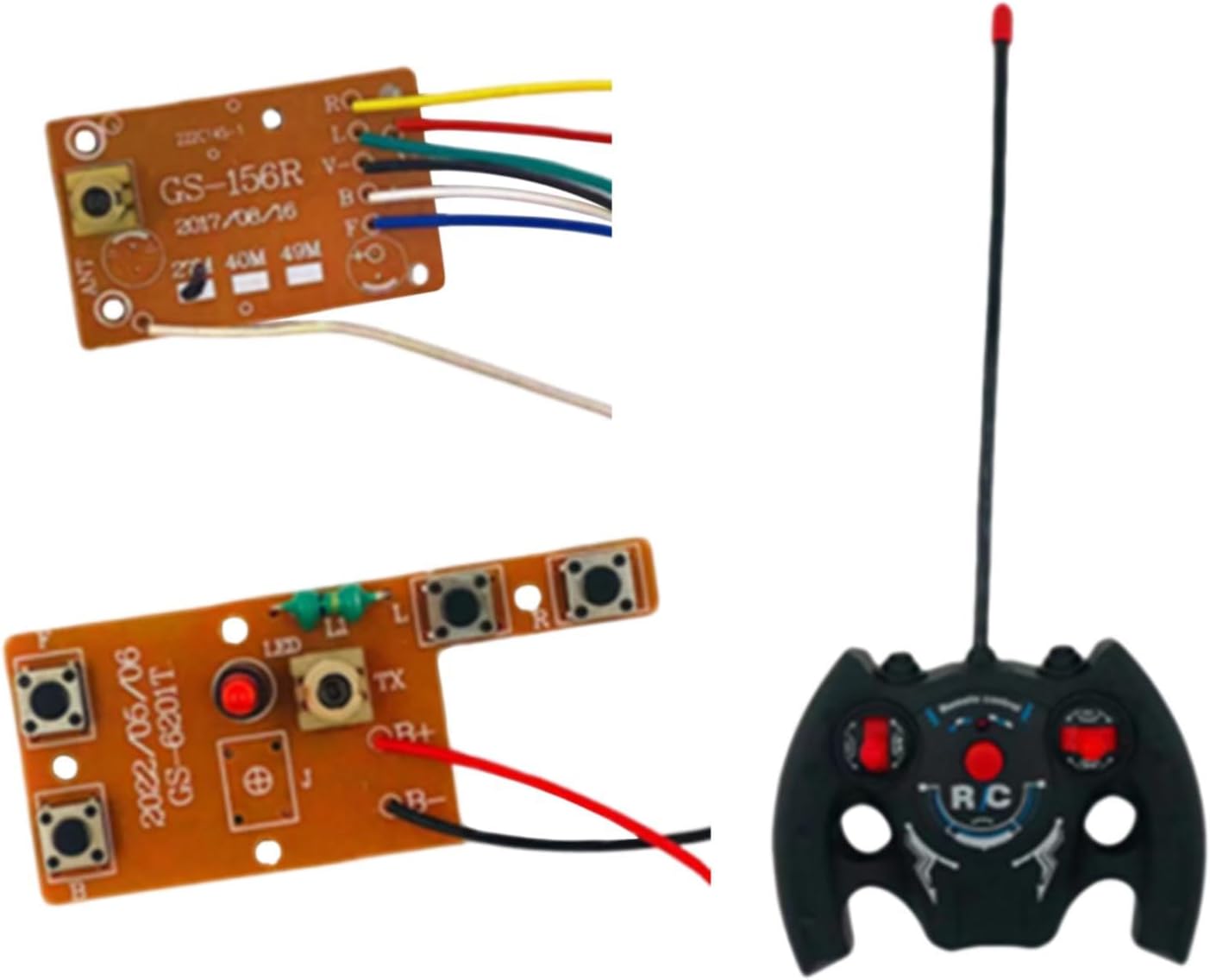 Baoblaze Circuit PCB Transmitter and Receiver Board 27MHz Radio System