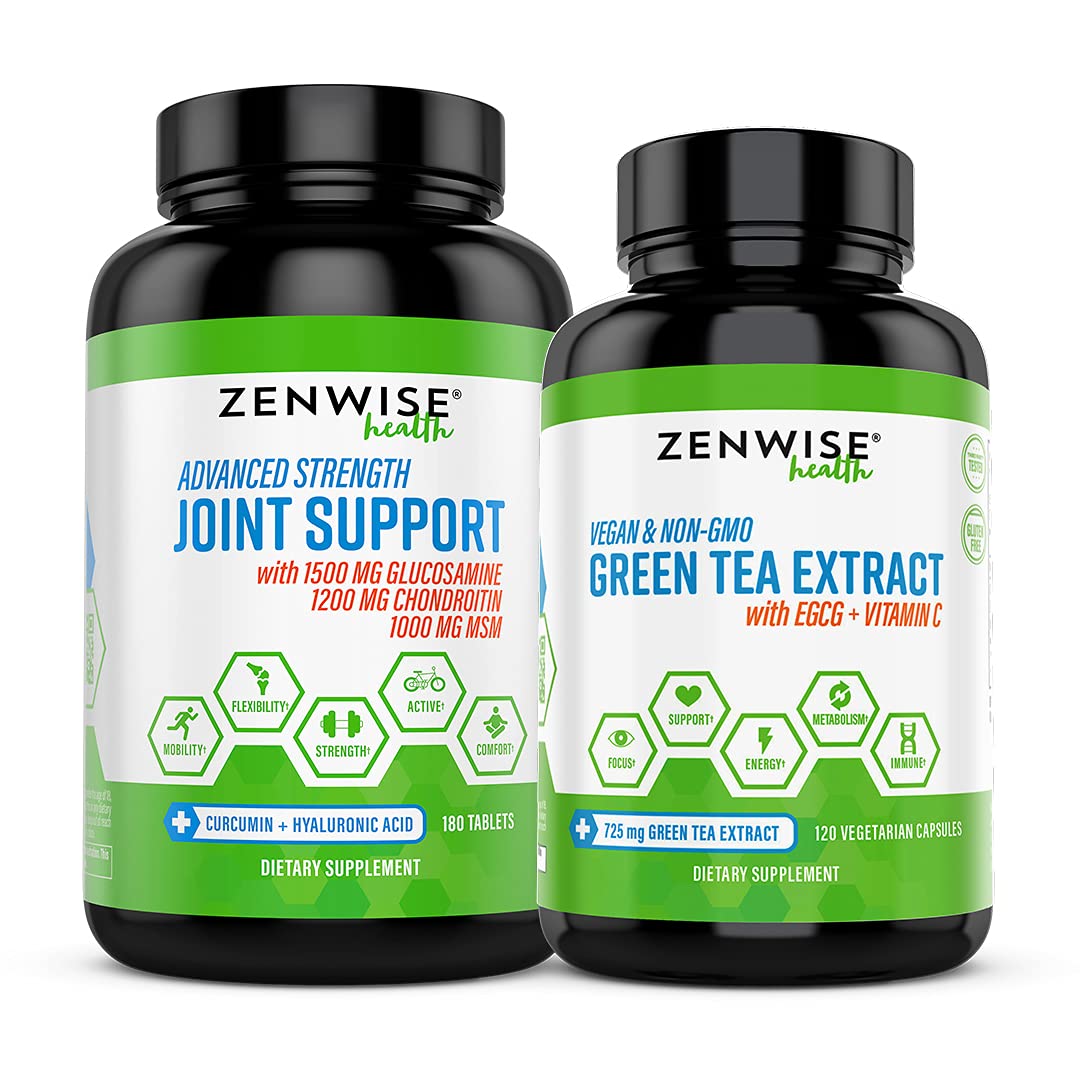 Buy Zenwise Energy & Mobility Boost Bundle Joint Support + Green Tea