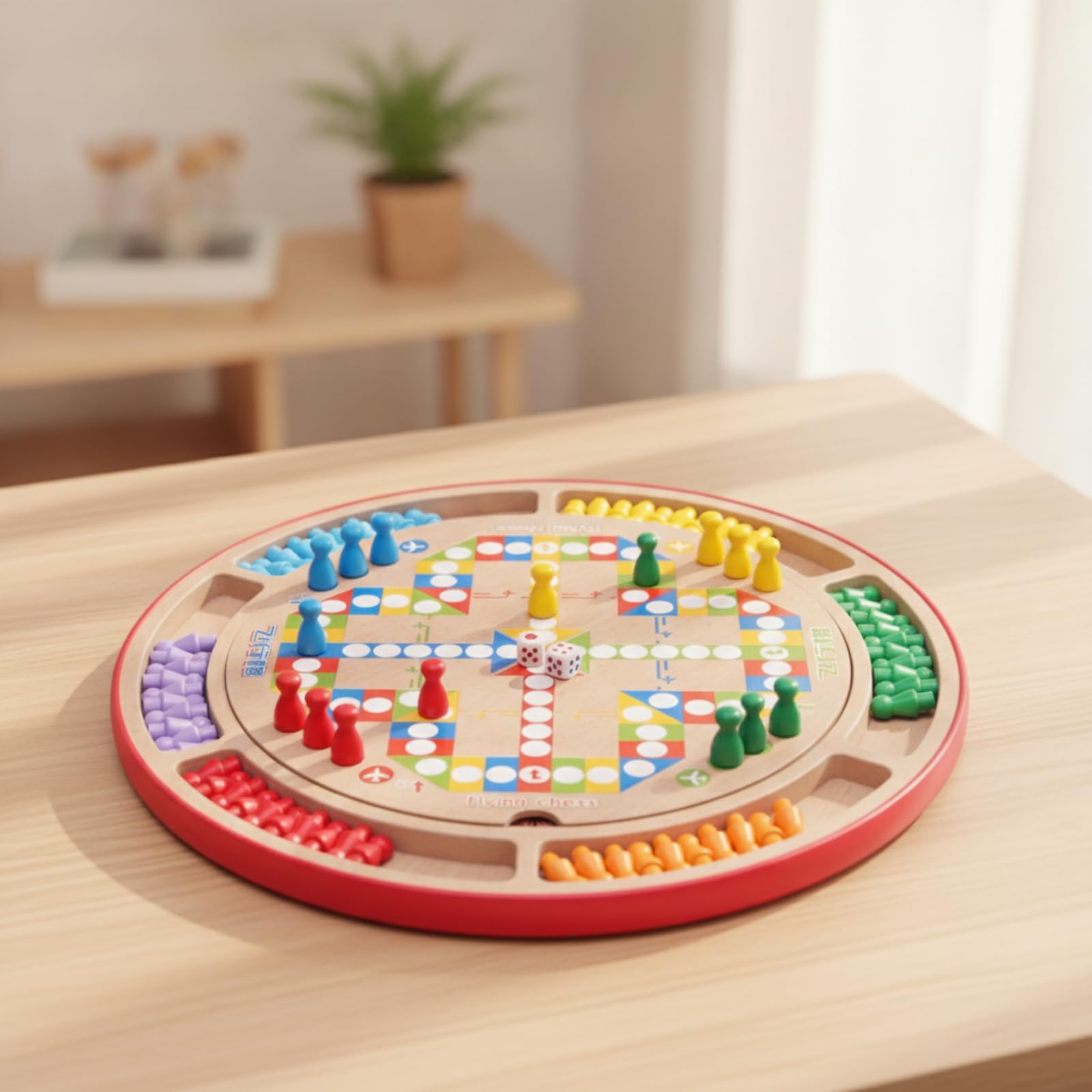 predolo Plateau Jeu Multi-Jeux Massif Multijeux, Jeu Société Boîte en Bois, Famille