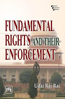A picture of abook with the title-Fundamental Rights and Their Enforcement