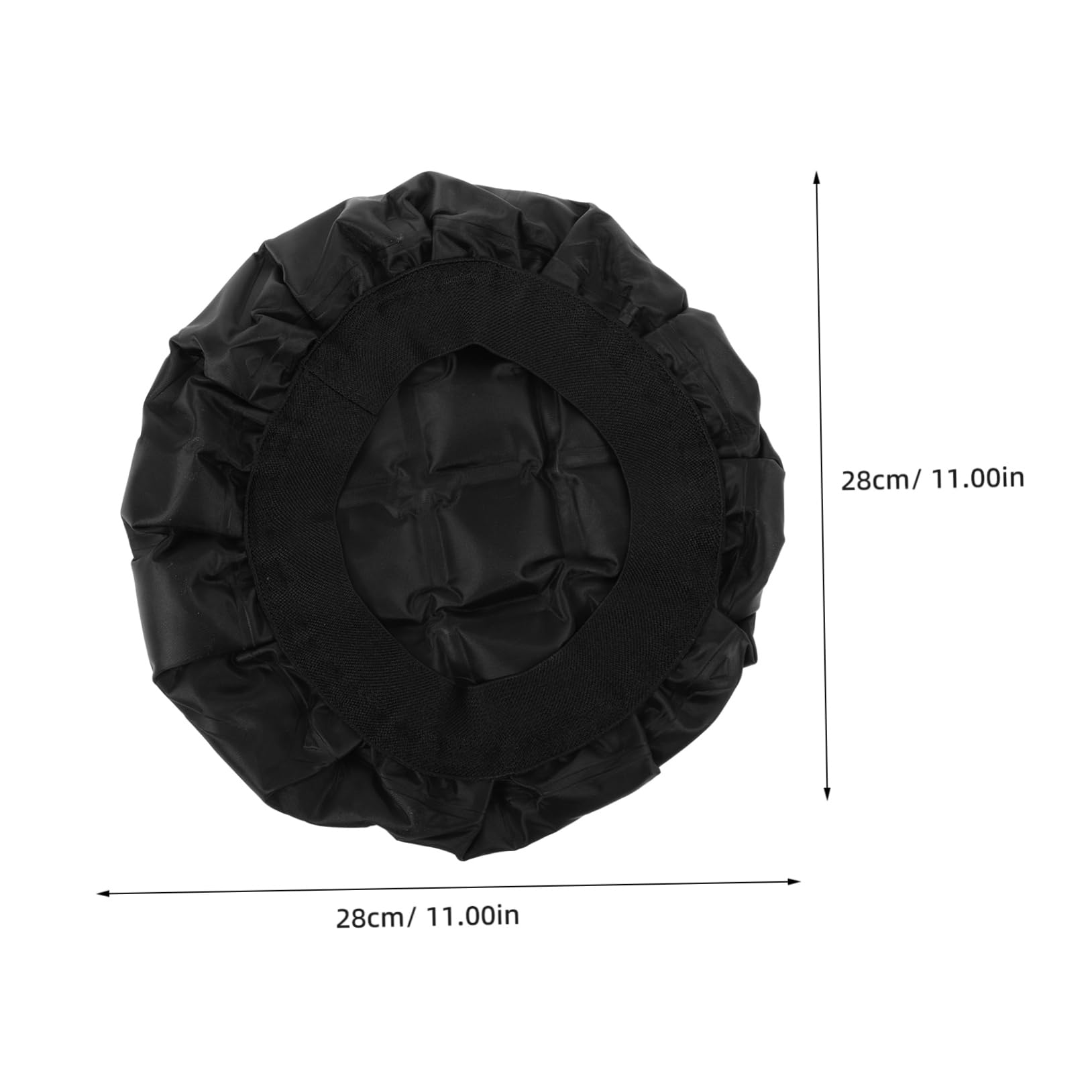 Thermohaube für Haare, Kalt und Warm Nutzbar, Schwarze Haube