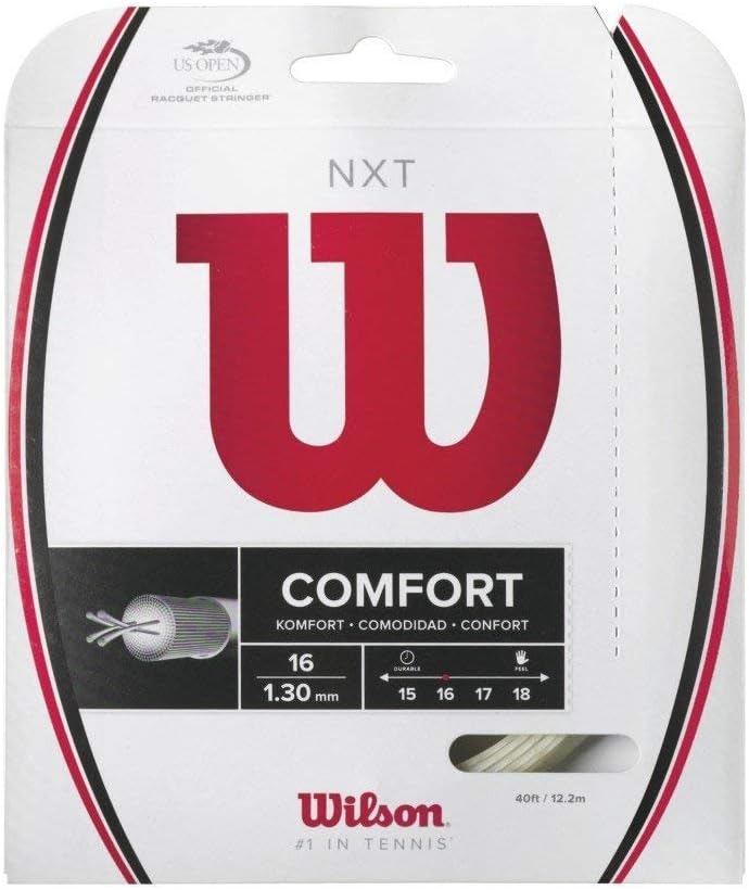Wilson NXT 16 Gauge Natural Color Multifilament Tennis
