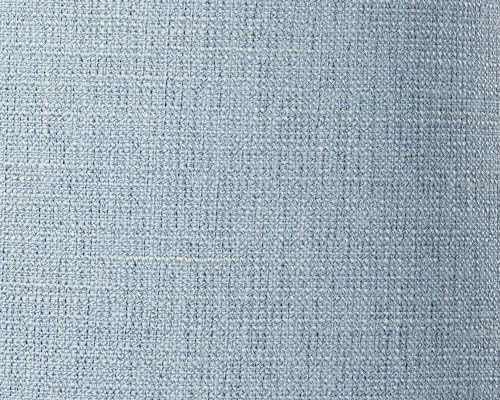 Adesso SH0034 White Uno Fitter Light Blue Textured Tapered Drum Shade thumb #3